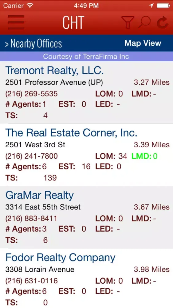 Cleveland Home Title Contact Manager应用截图