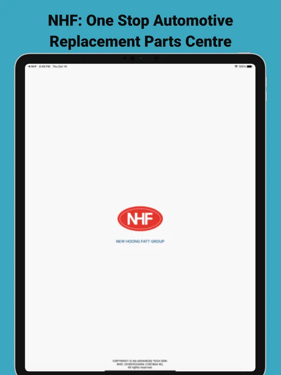 Capturas de tela do NHF: Automotive Parts Partner iPad 