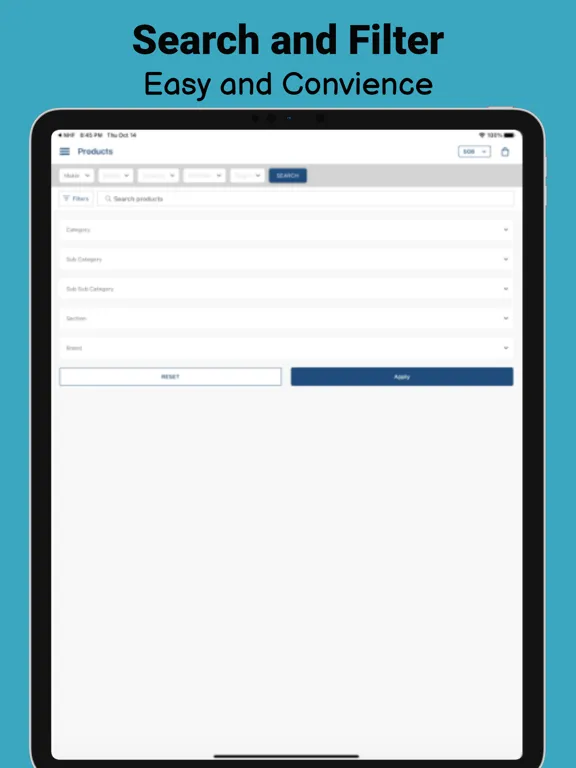 Capturas de tela do NHF: Automotive Parts Partner iPad 