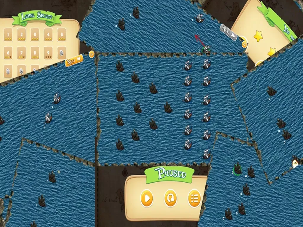Pirate wars. Naval battle iPad  Screenshots