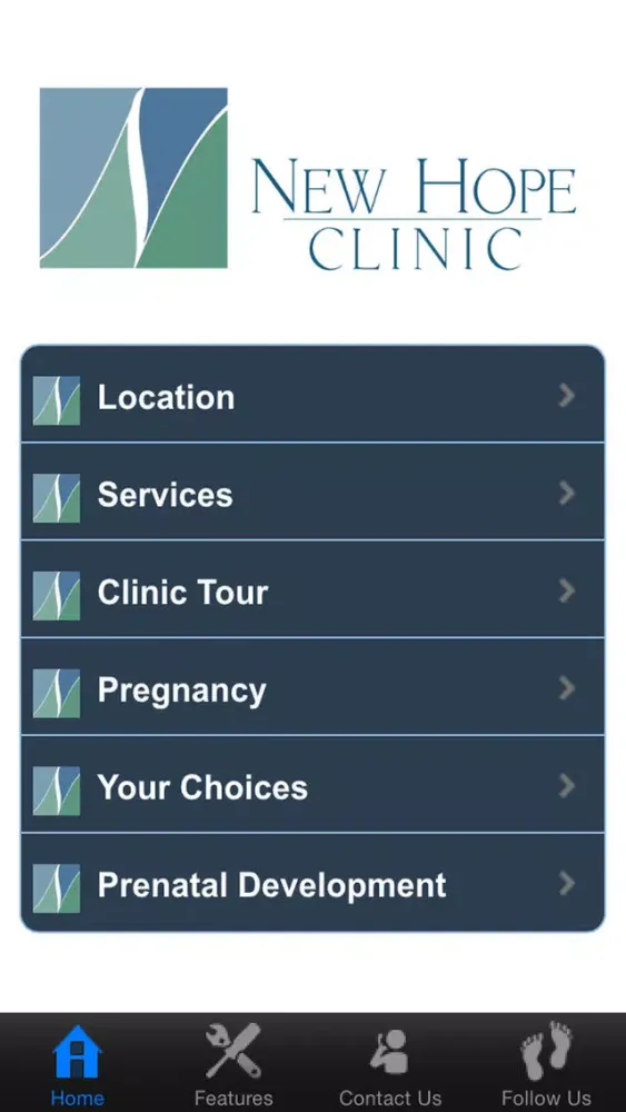 New Hope CLinic 스크린샷
