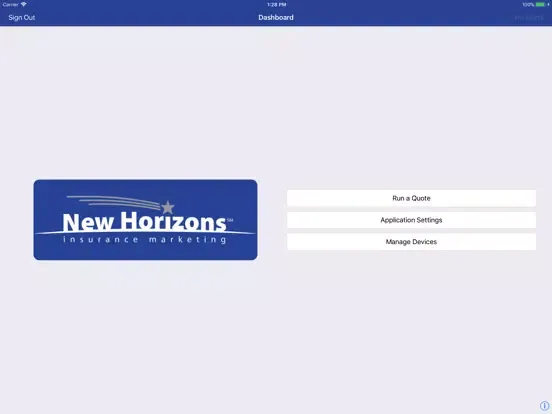New Horizons Quoting Tool iPad  স্ক্রিনশট