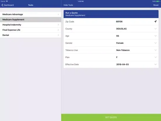 New Horizons Quoting Tool iPad  স্ক্রিনশট