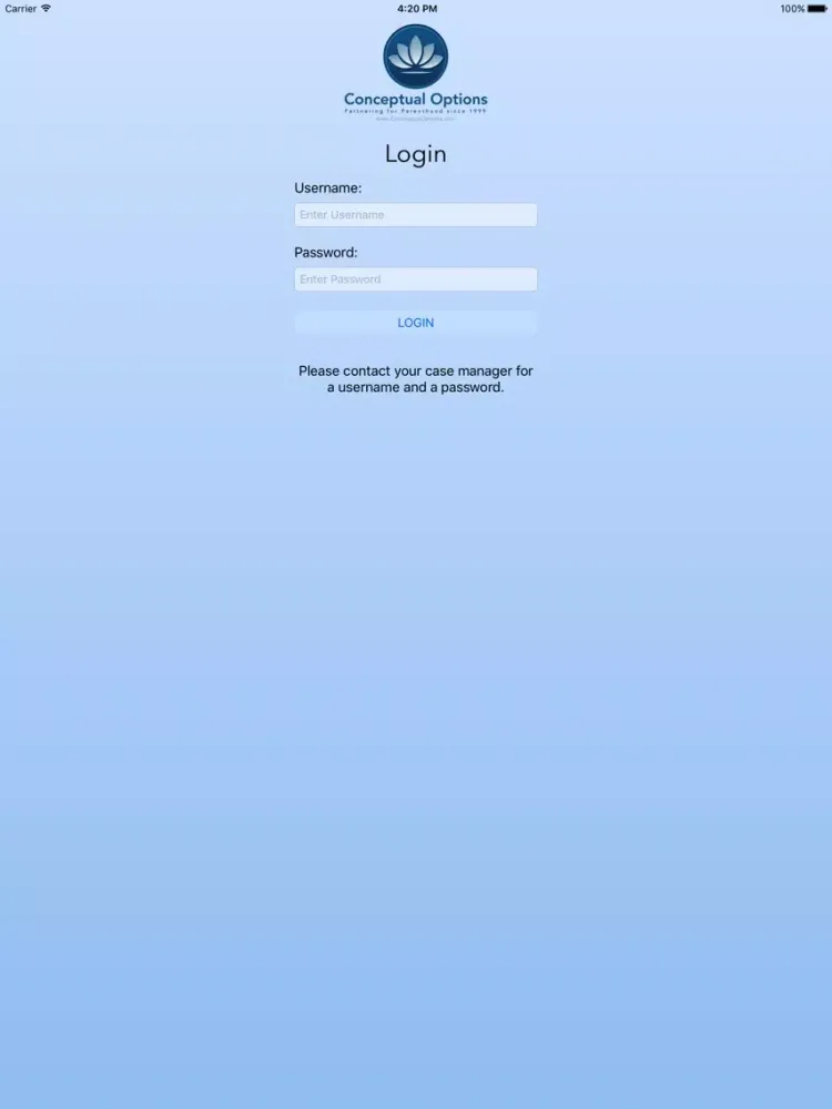Surrogacy Status App iPad  स्क्रीनशॉट
