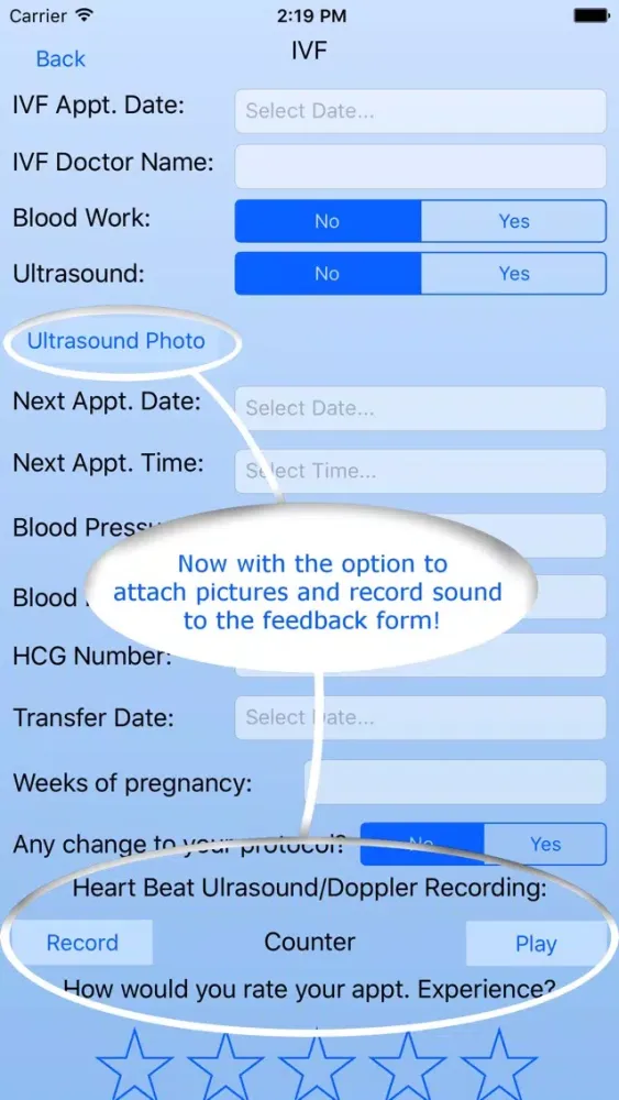 Surrogacy Status App स्क्रीनशॉट