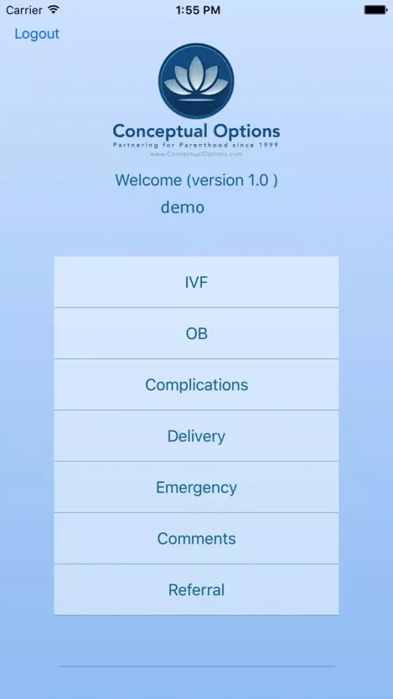 Surrogacy Status App स्क्रीनशॉट