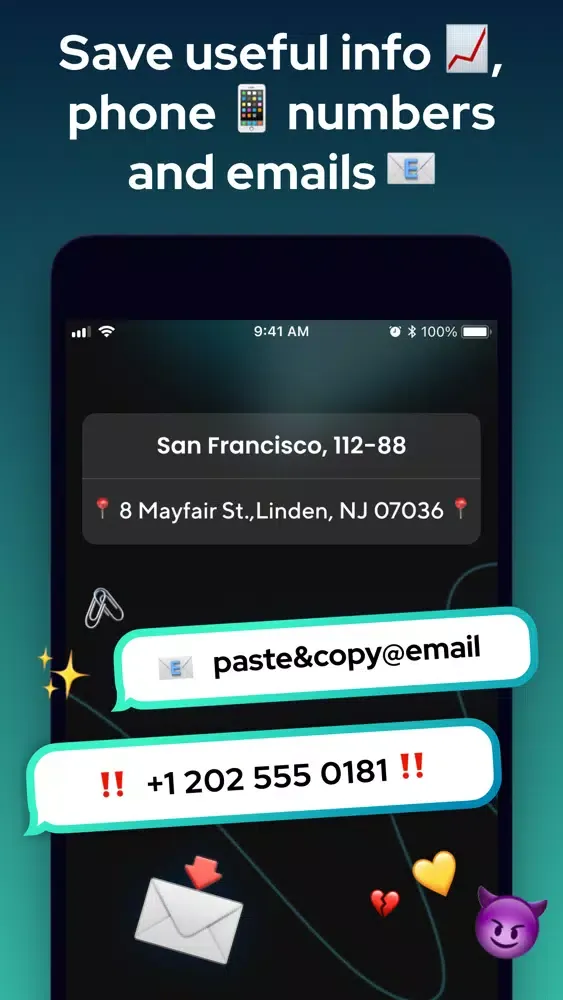 Capturas de pantalla de Paste & Copy: Auto Keyboard