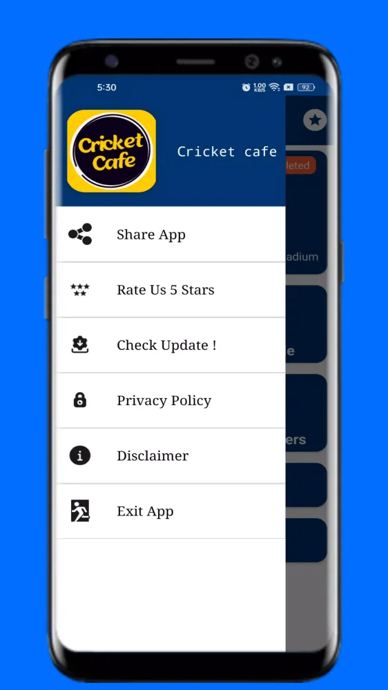 Ảnh chụp màn hình của Cricket Cafe : Schedule 2025
