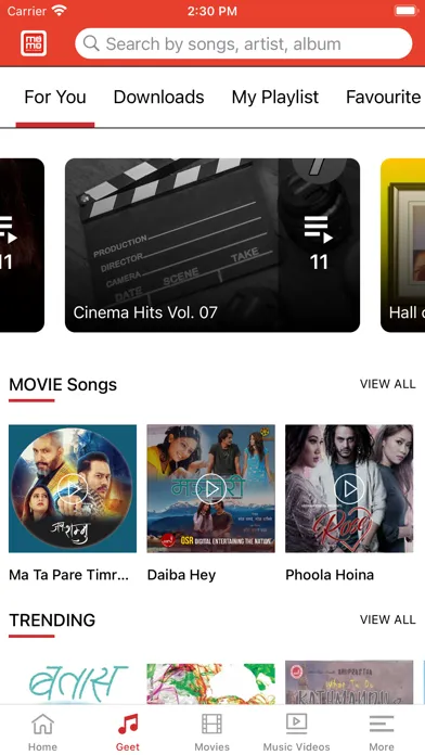Capturas de tela do MOMO - More Music More Movies