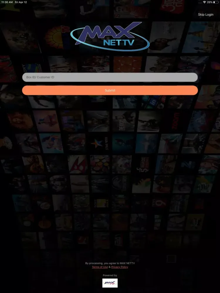 Zrzuty ekranu MAX NETTV iPad 