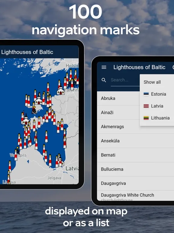 Lighthouses of Baltic States iPad  स्क्रीनशॉट