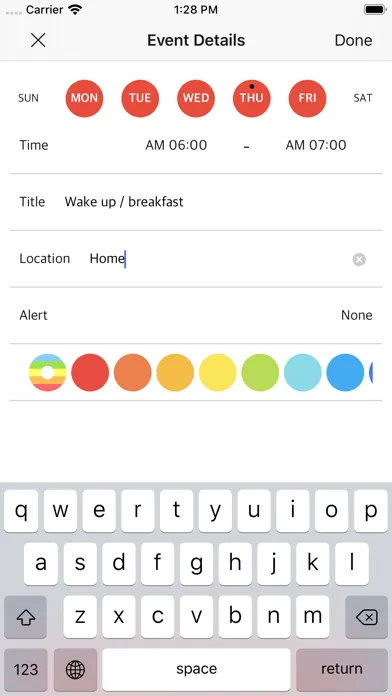 WeeklyPlan - Schedule , Tasks স্ক্রিনশট