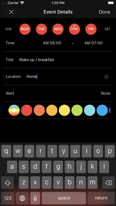 WeeklyPlan - Schedule , Tasks স্ক্রিনশট