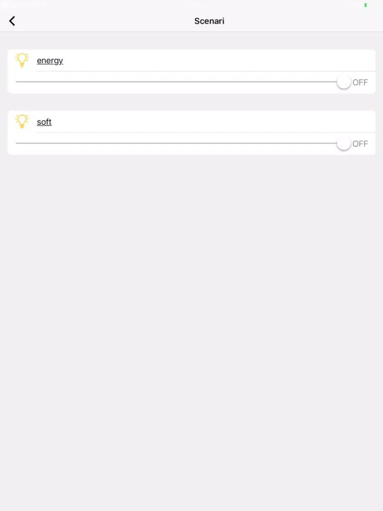 Ảnh chụp màn hình của beblazeSET iPad 