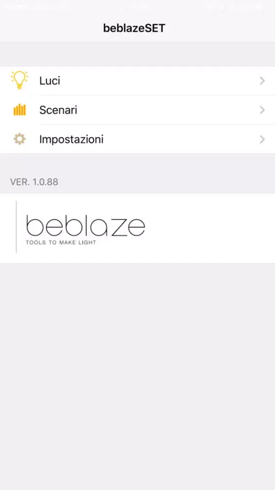 Ảnh chụp màn hình của beblazeSET
