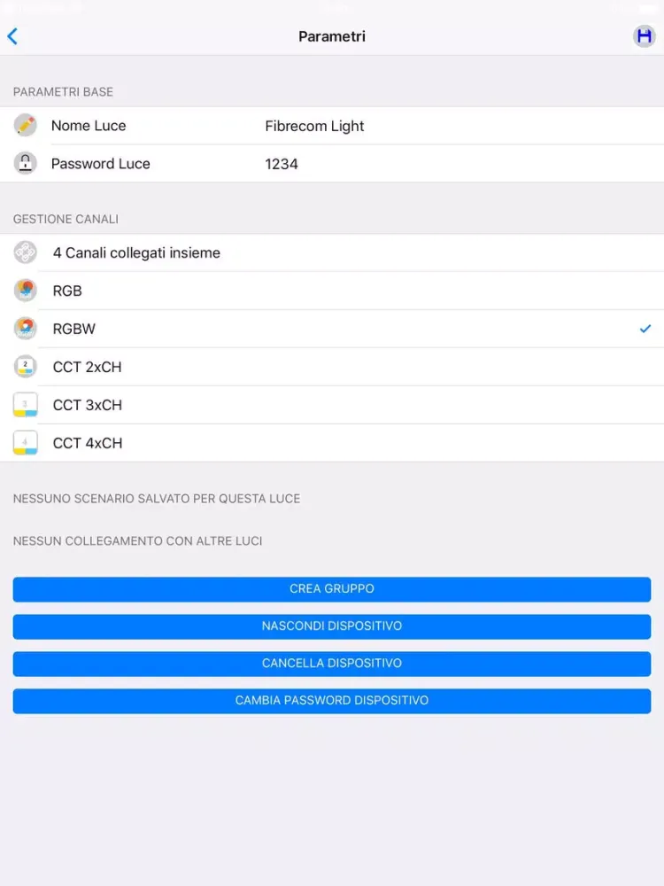 Tangkapan layar Fibrecom Go iPad 