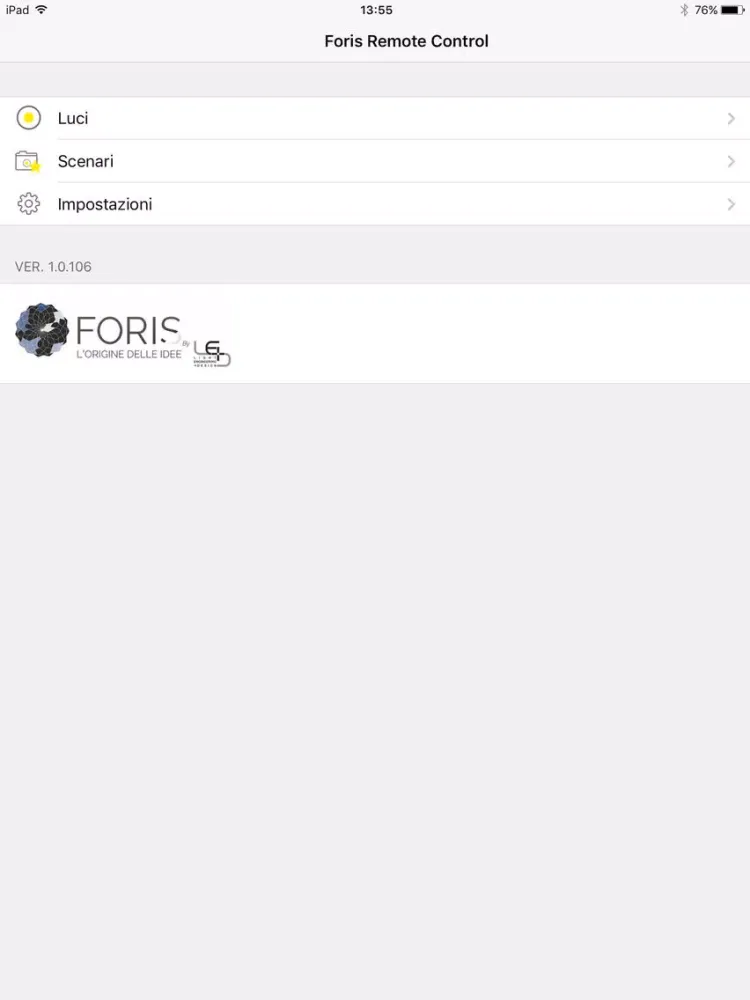 Foris Remote Control iPad 应用截图