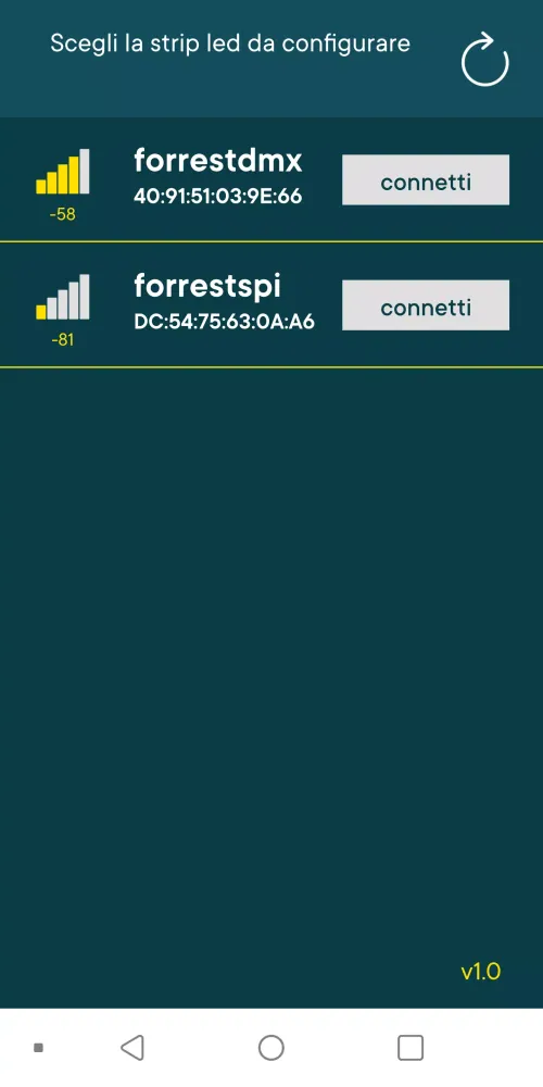 Capturas de tela do Forrest