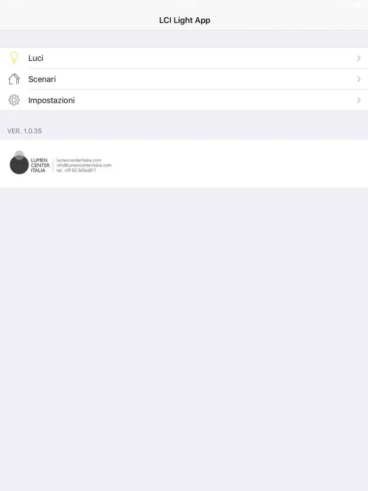 Скриншоты LCI Light App iPad 