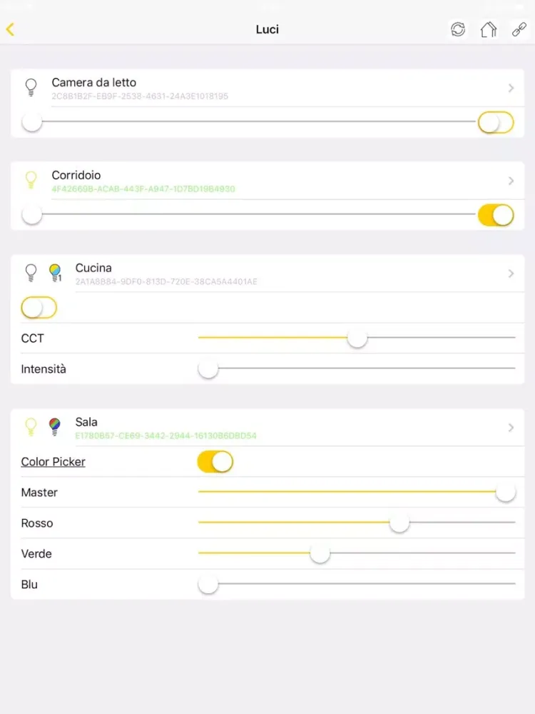 Скриншоты LCI Light App iPad 