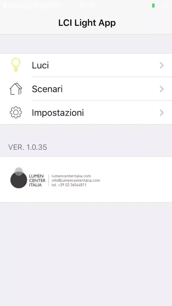 Скриншоты LCI Light App