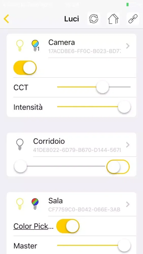 Скриншоты LCI Light App