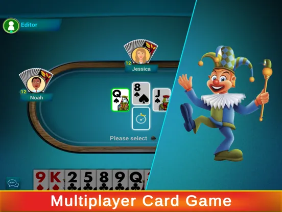 Ảnh chụp màn hình của Joker Multiplayer Card Game iPad 