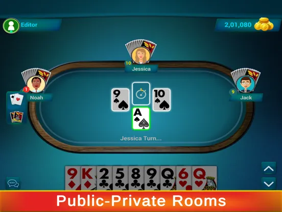 Ảnh chụp màn hình của Joker Multiplayer Card Game iPad 