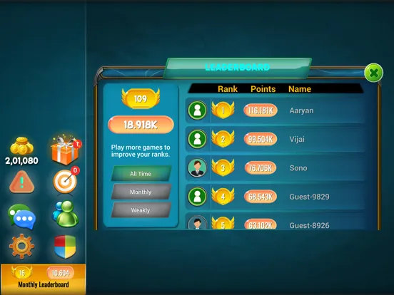 Ảnh chụp màn hình của Joker Multiplayer Card Game iPad 