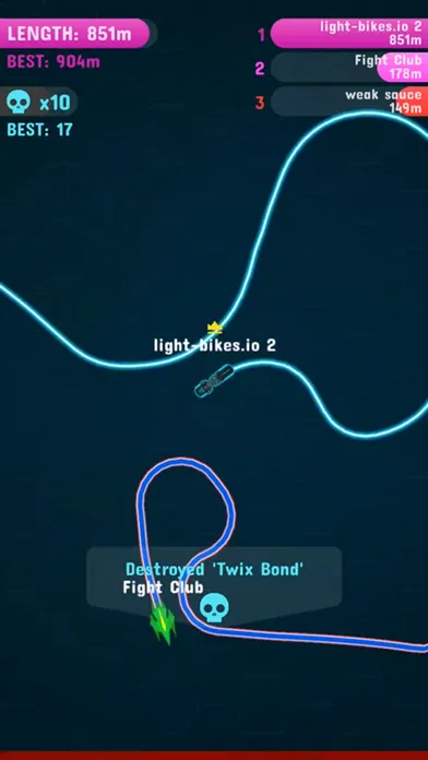Скриншоты Light-Bikes.io 2