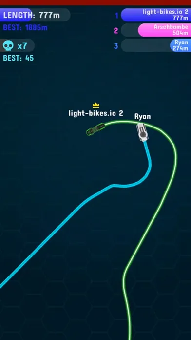 Скриншоты Light-Bikes.io 2