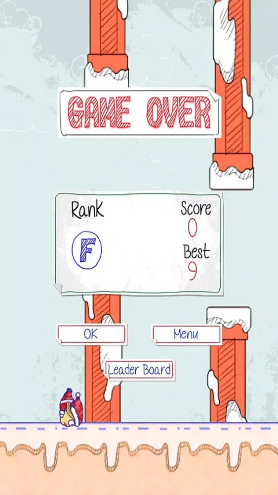 Flappy Doodle Santa Claus: Happy Christmas স্ক্রিনশট