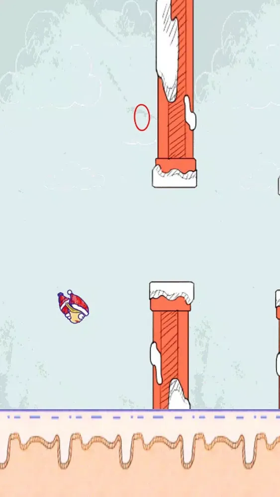 Flappy Doodle Santa Claus: Happy Christmas স্ক্রিনশট