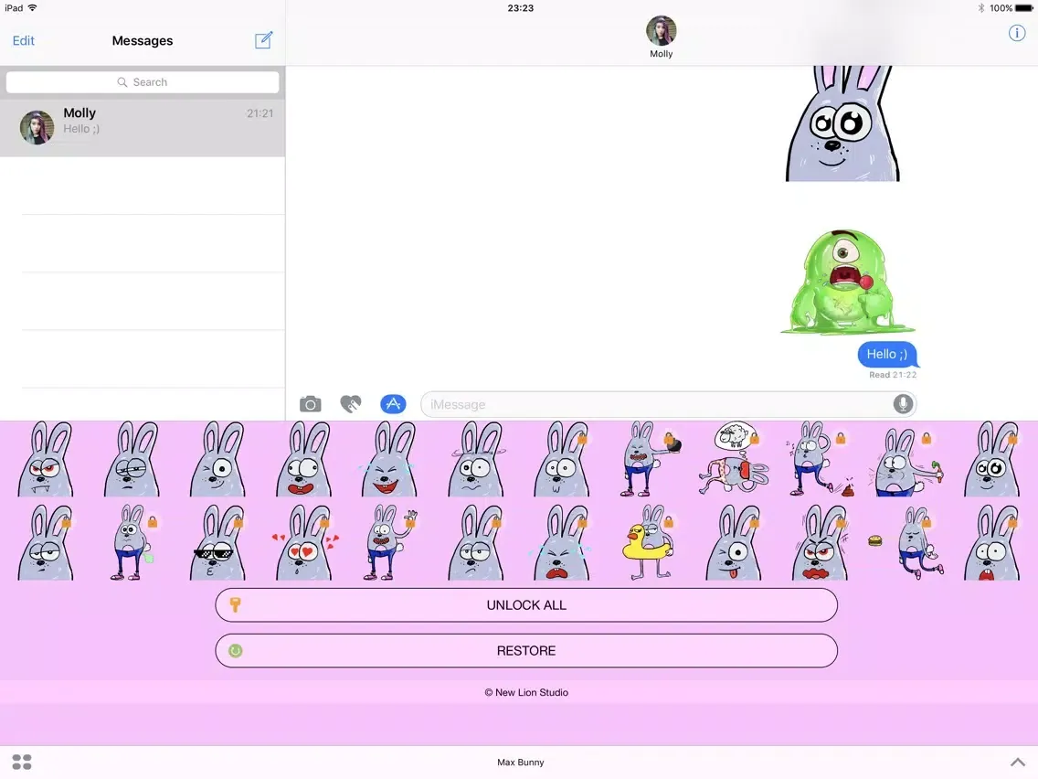 Max Bunny iPad  سکرین شاٹس