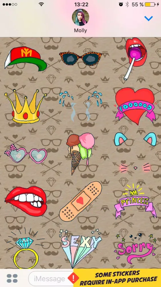Hipsters Stamps Ekran Görüntüleri