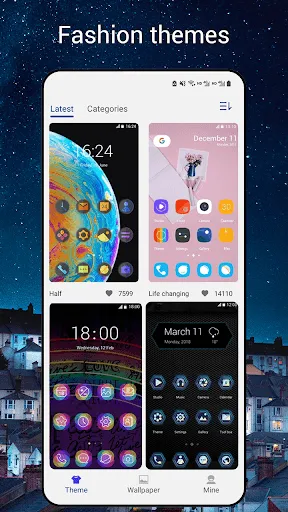 Captures d'écran de Newlook Launcher - Galaxy Star