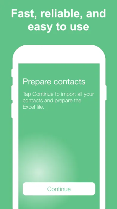 Export Contacts to Excel应用截图