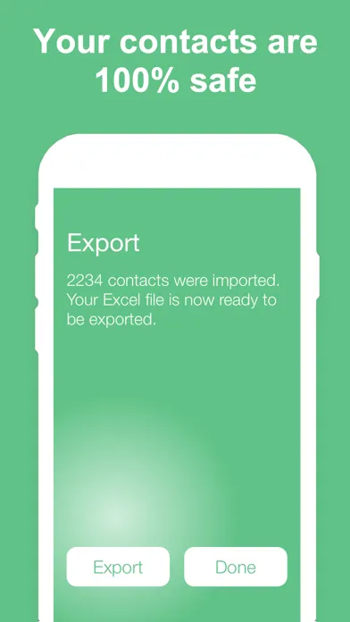 Export Contacts to Excel应用截图