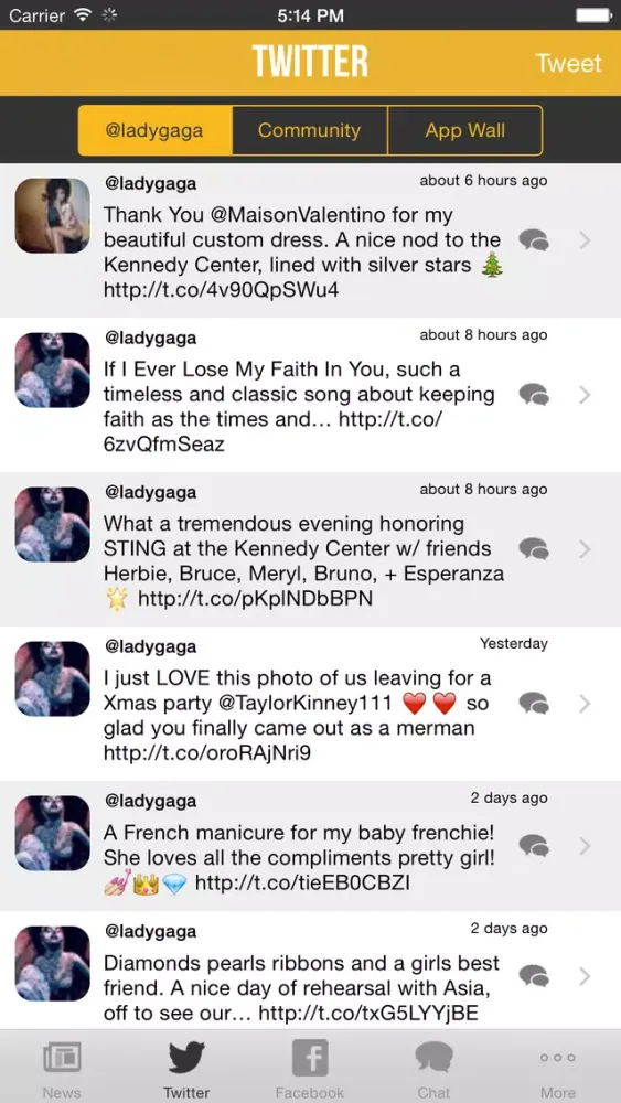 My Artist Alerts for Lady Gaga Fans - Free应用截图