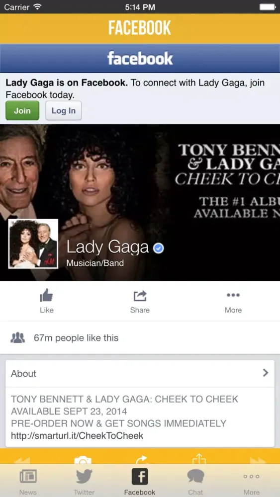 My Artist Alerts for Lady Gaga Fans - Free应用截图