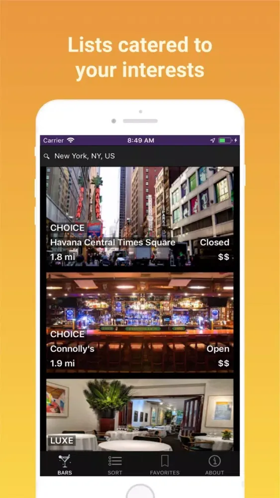 Cheers - Bar Finder Screenshots