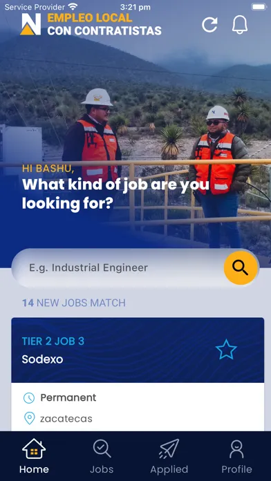 Capturas de pantalla de Empleo local - Newmont