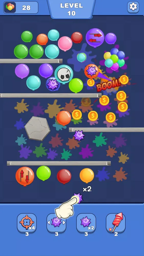 Shoot Balloon : Spike Bounce Screenshots
