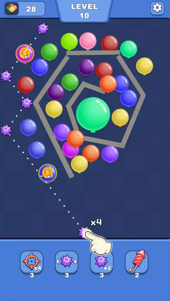 Shoot Balloon : Spike Bounce Screenshots