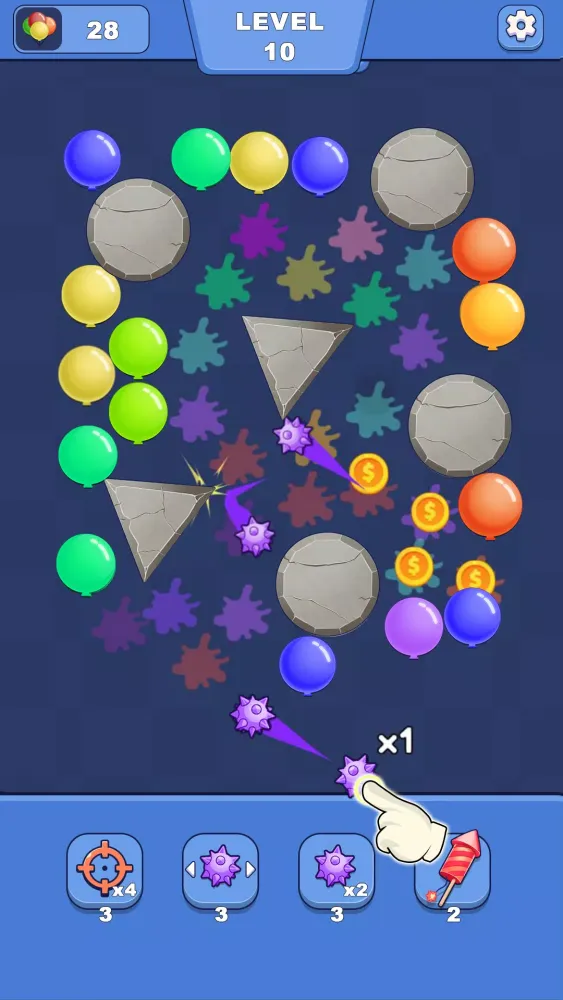 Shoot Balloon : Spike Bounce Screenshots