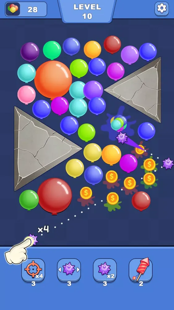 Shoot Balloon : Spike Bounce Screenshots
