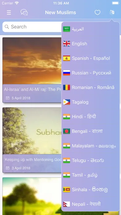 New Muslims' App应用截图