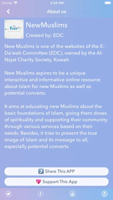 New Muslims' App应用截图