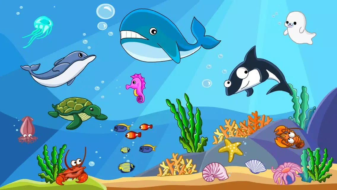 Tangkapan layar Shape Puzzle - Word Learning Game for Kids