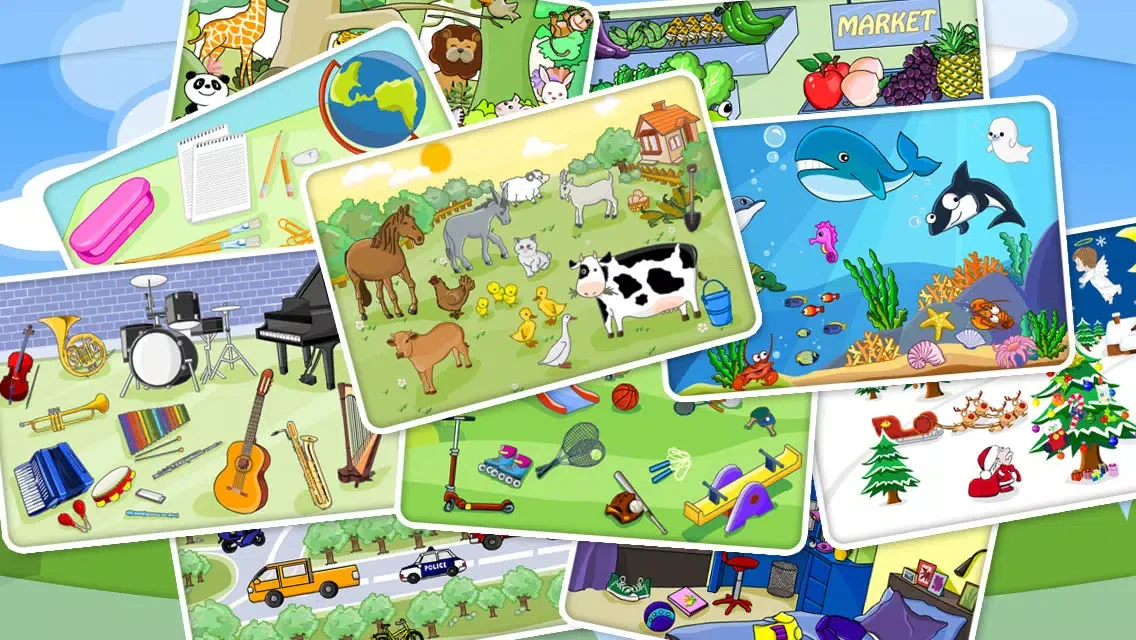 Tangkapan layar Shape Puzzle - Word Learning Game for Kids